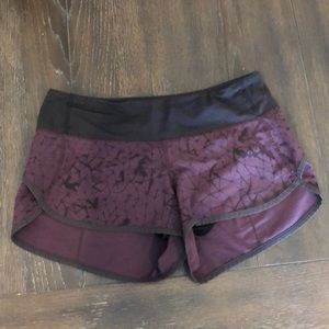 Lululemon Speed Shorts